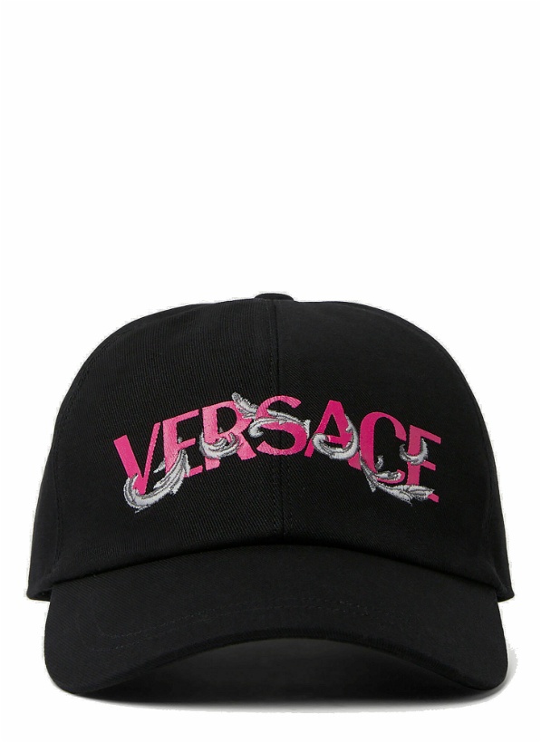 Photo: Baroque Embroidered Cap in Black