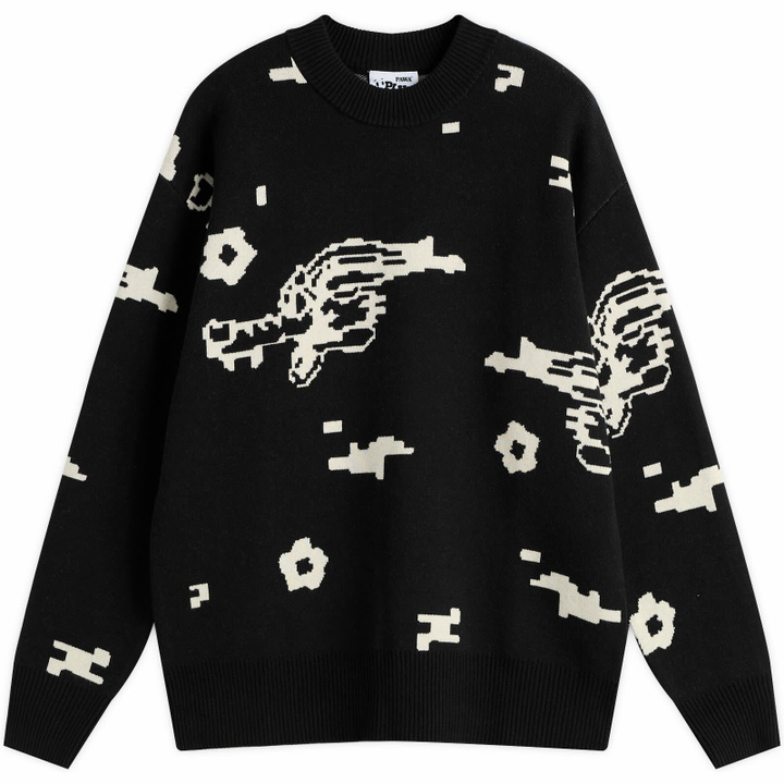 Photo: Pawa Speed Sports Men's Digi Doggo Knit Sweater in Black