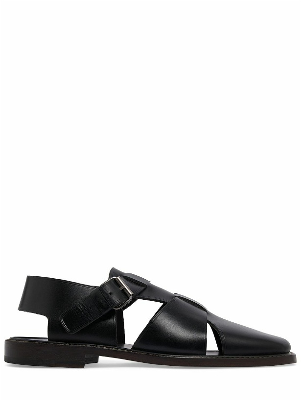 Photo: LEMAIRE - Fisherman Leather Sandals