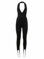 Saint Laurent Halterneck Open-back Jumpsuit