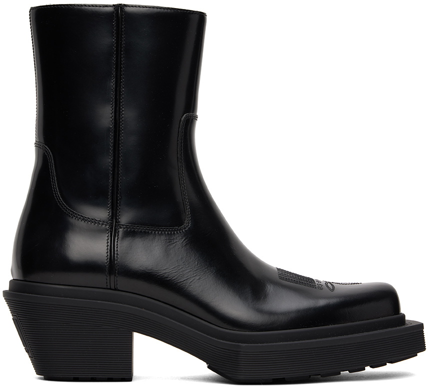 VTMNTS Black Neo Western Boots VTMNTS VTMNTS Black Neo Western Boots VTMNTS