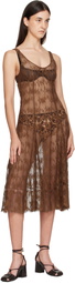 Collina Strada Brown Pamela Maxi Dress