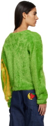 Sky High Farm Workwear Green Swirl Cardigan
