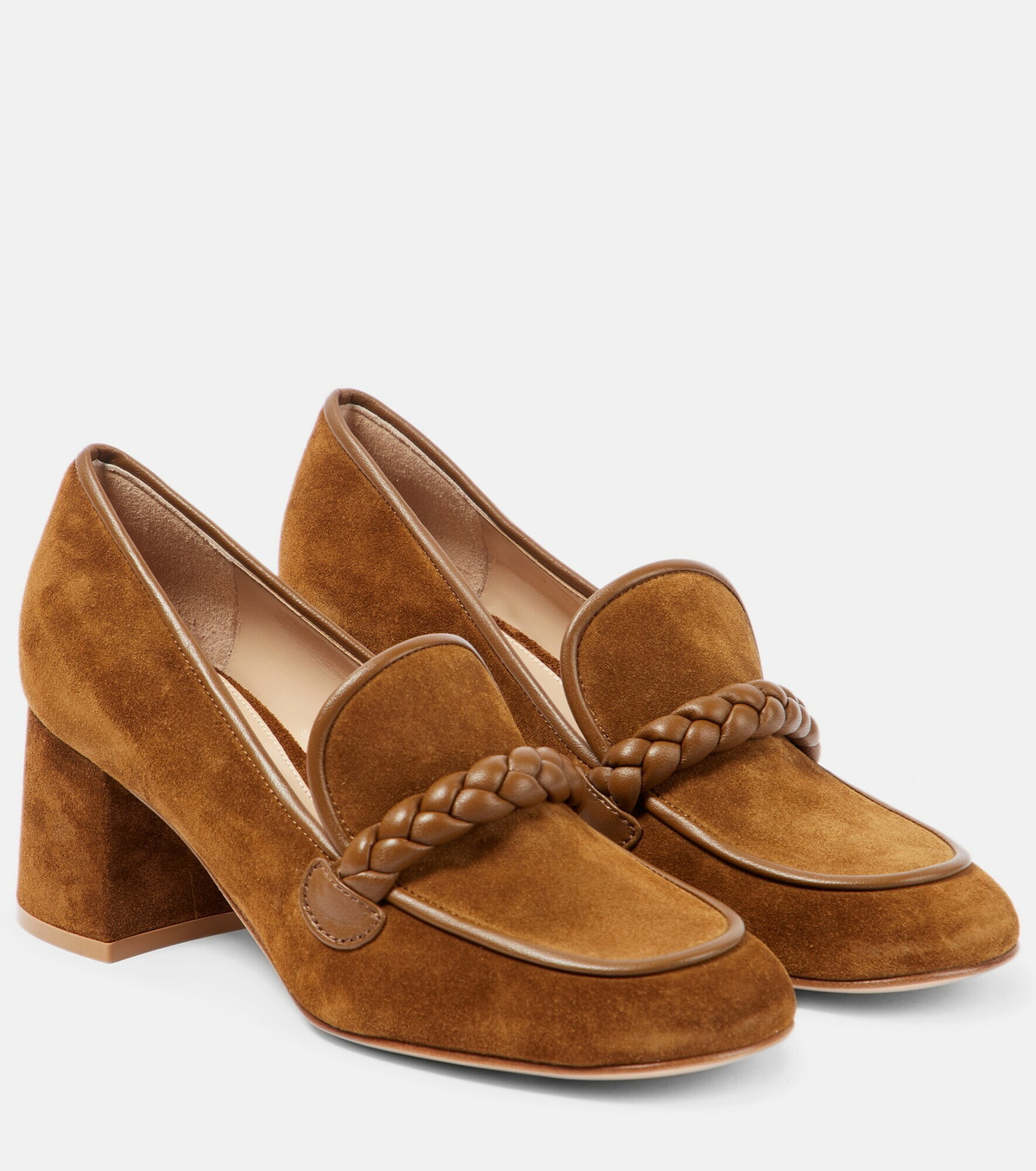 Gianvito Rossi Suede loafer pumps Gianvito Rossi