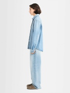 ANNAGRETA Luce Light Wash Denim Shirt