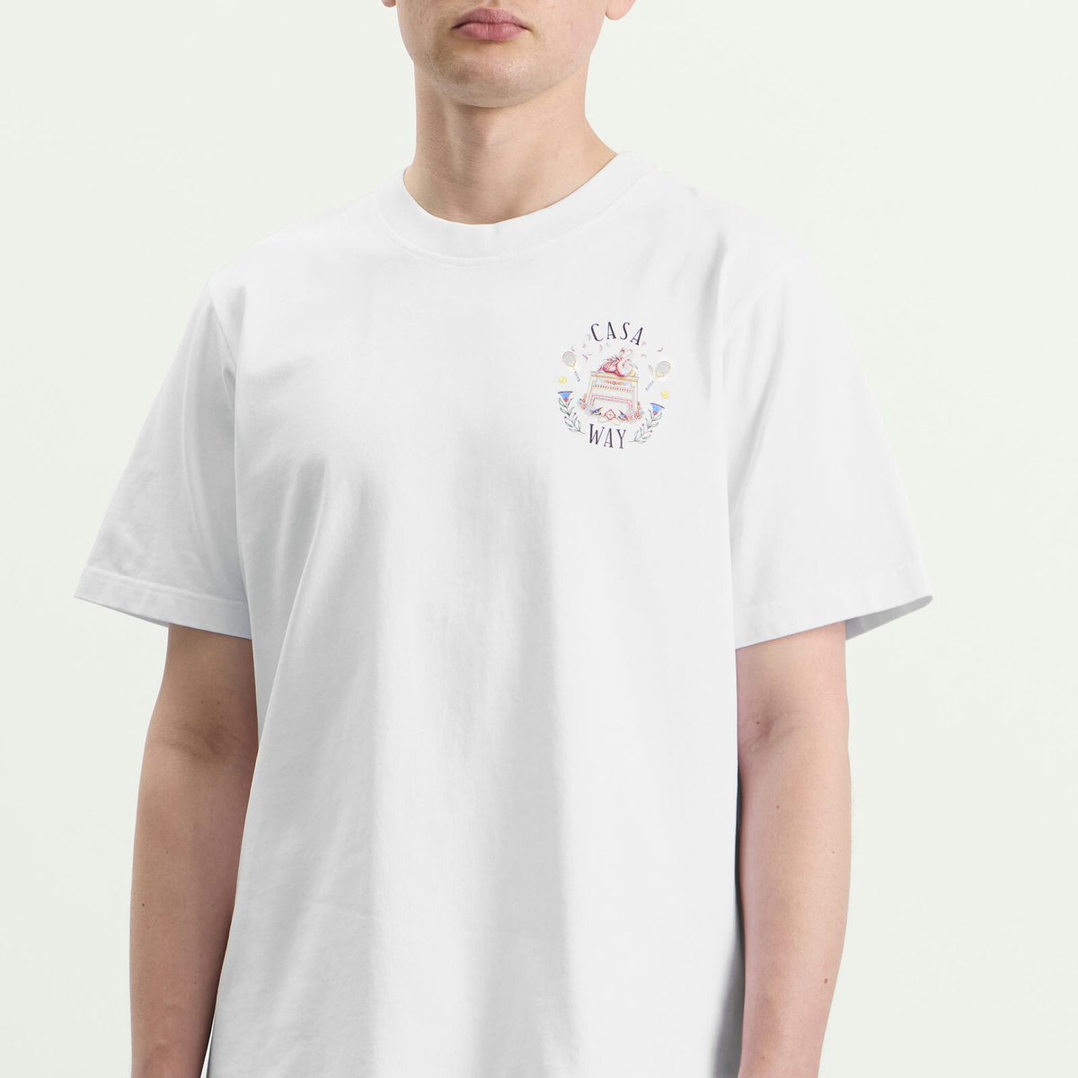 Casablanca Men's Casa Way T-Shirt in White