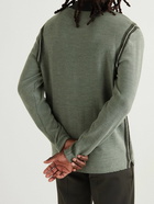 Mr P. - Merino Wool Polo Shirt - Green