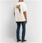Rhude - Printed Cotton-Jersey T-Shirt - Neutrals