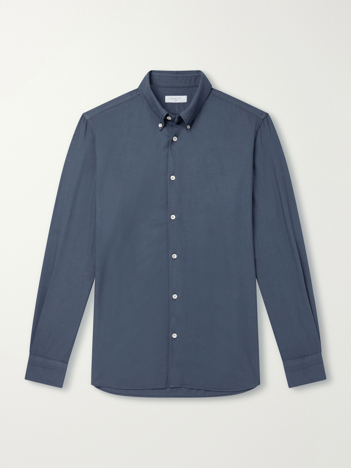 Boglioli - Button-Down Collar Twill Shirt - Gray