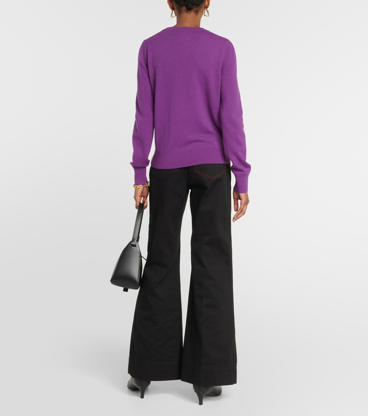 A.P.C. Embroidered virgin wool sweater