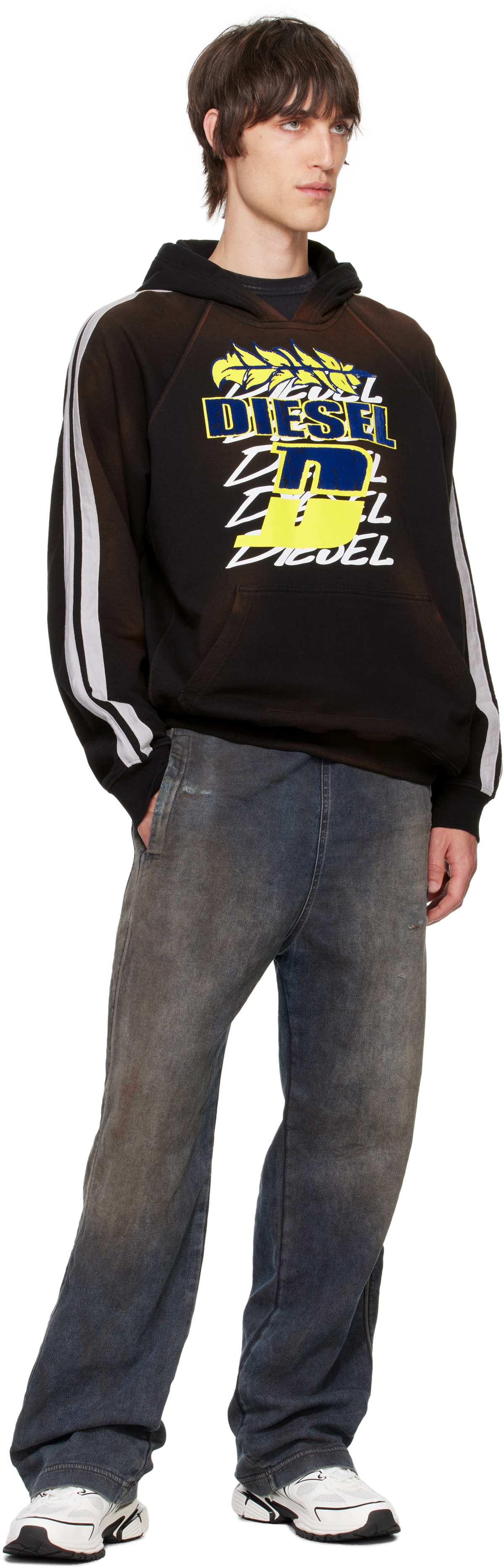 トップス DIESEL T-Roxfino-Stripe DIESEL】T-Roxfino-Stripe