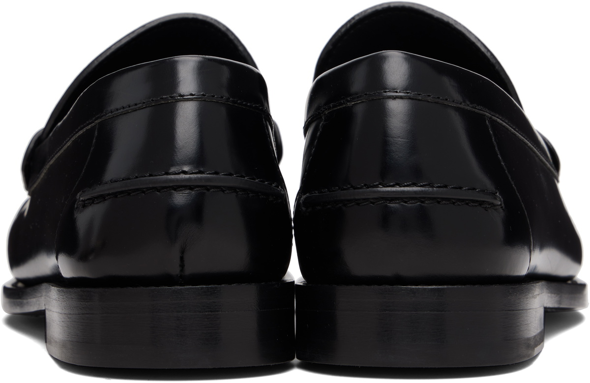 Versace Black Medusa '95 Embellished Loafers