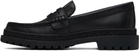 Coach 1941 Black Signature Jacquard & Signature Coin Loafers