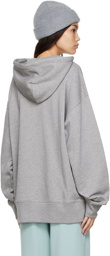 Acne Studios Gray Organic Cotton Hoodie