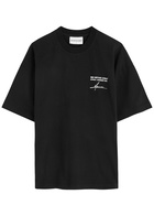 Mki Miyuki Zoku Resort Logo Cotton T-shirt Black