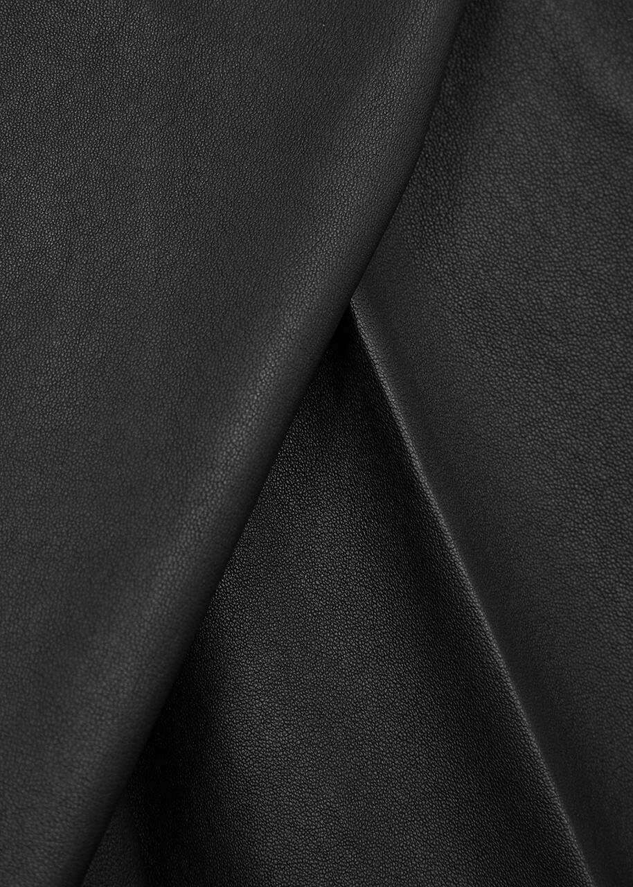 BY Malene Birger Florentina Cropped Leather Leggings Black