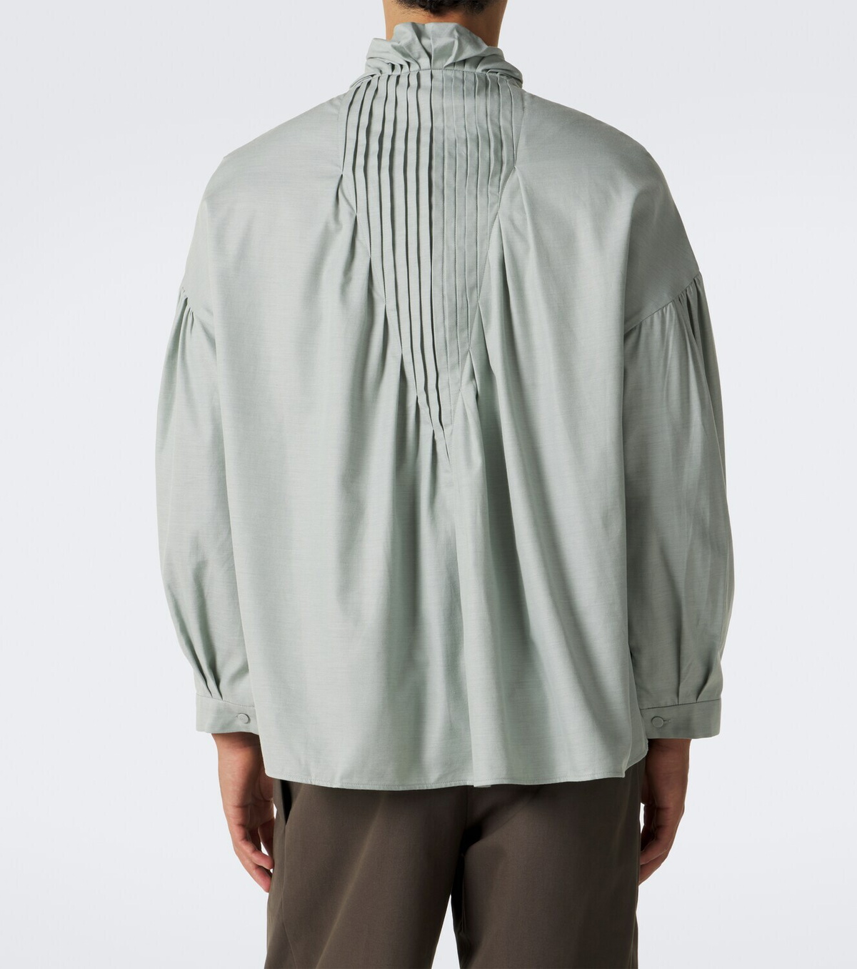 Kiko Kostadinov Evers cotton and cashmere shirt