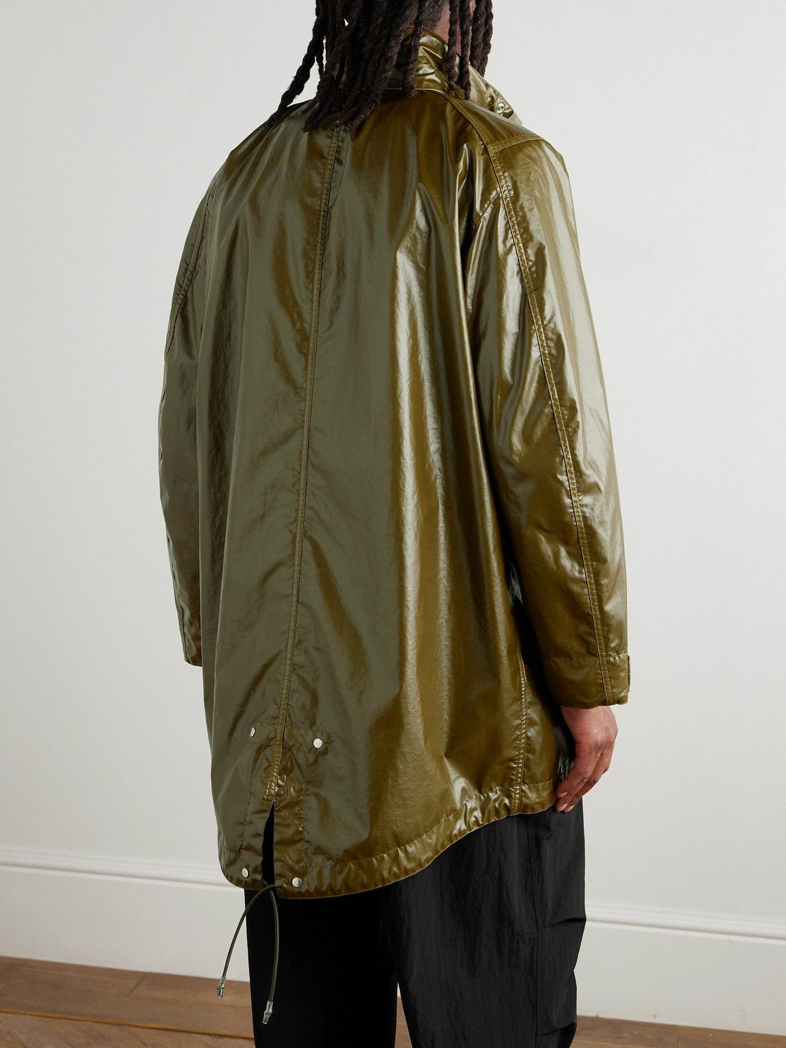 STONE  Mussola Gommata（バーガンディ） Stone Island Mussola Gommata Jacket | Black | FARFETCH