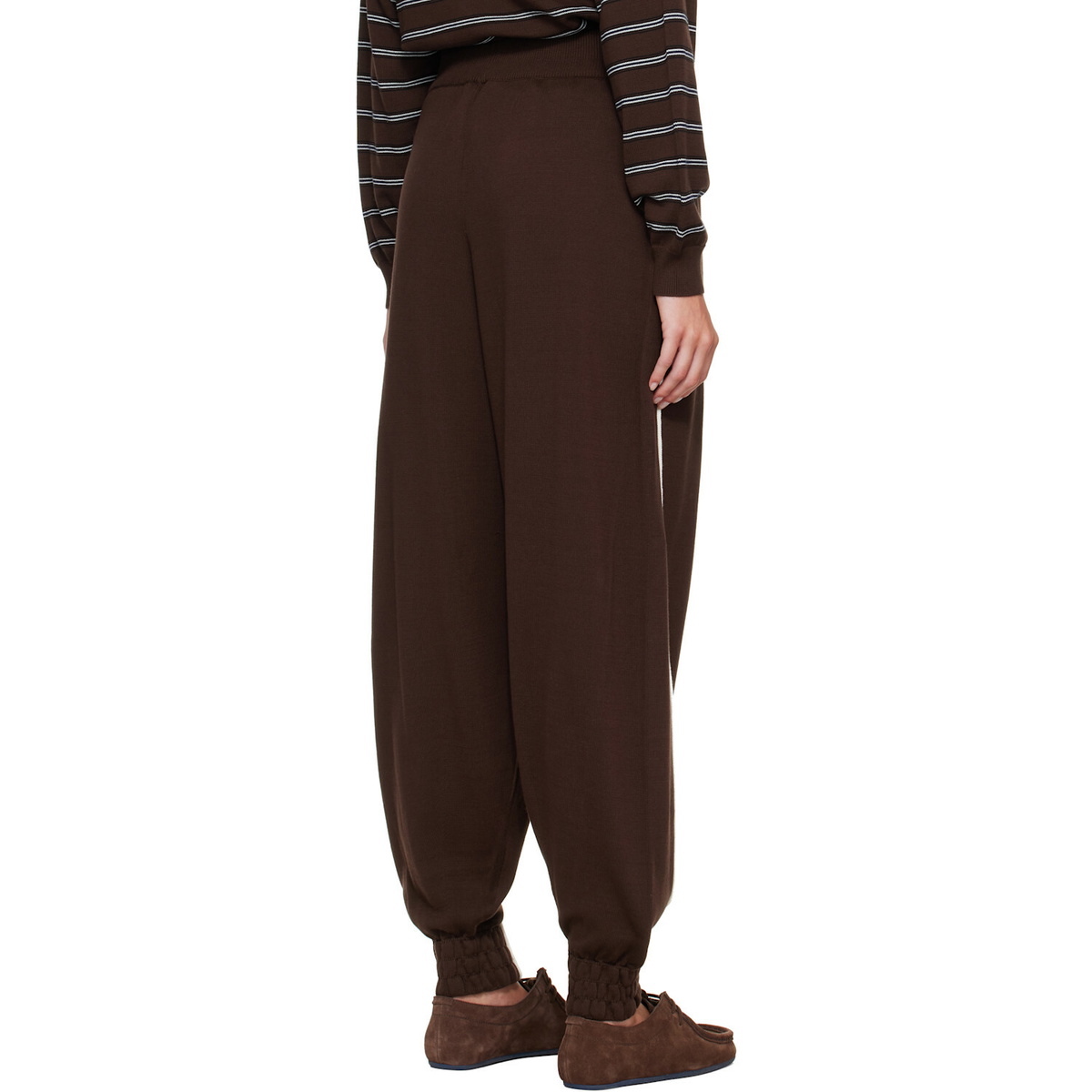 Cordera Brown Organic Cotton Sporty Lounge Pants