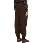 Cordera Brown Organic Cotton Sporty Lounge Pants