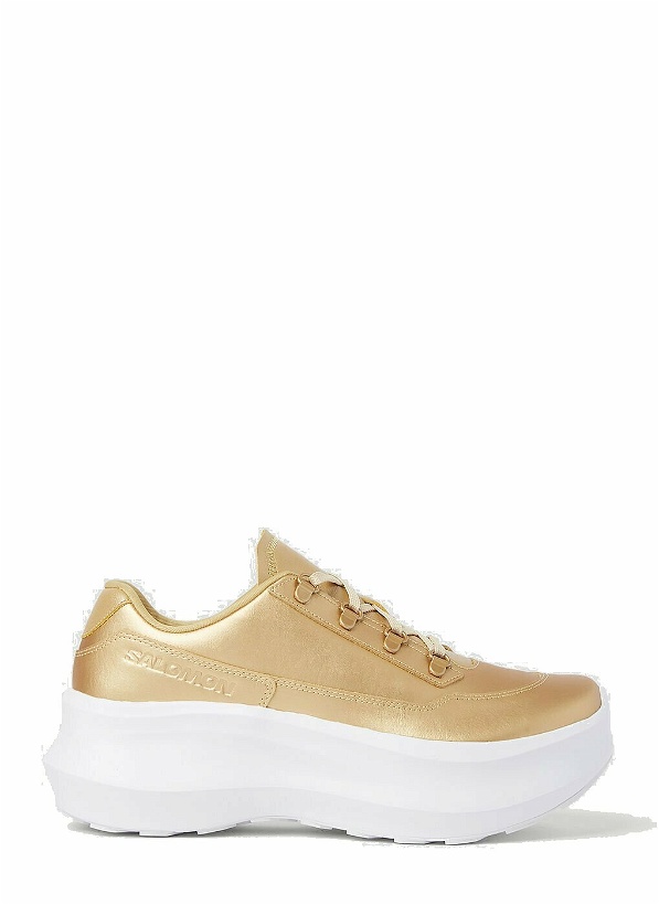 Photo: Comme des Garçons x Salomon SR811 Sneakers unisex Gold