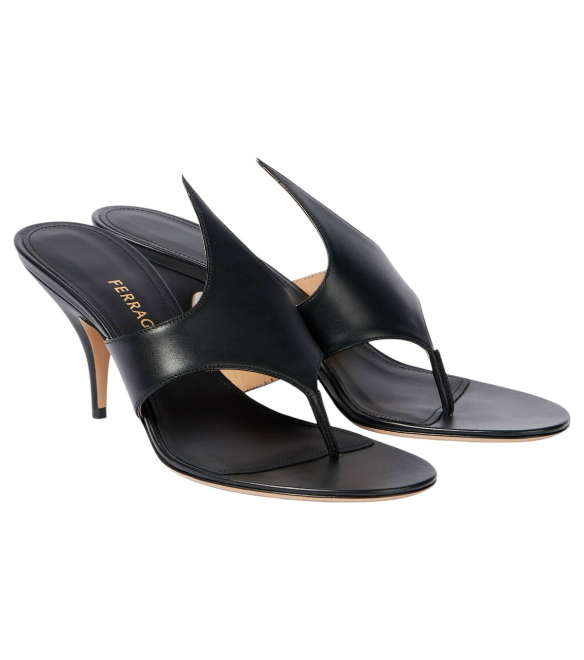 Salvatore Ferragamo Pink Viva Sling Ballerina Flats