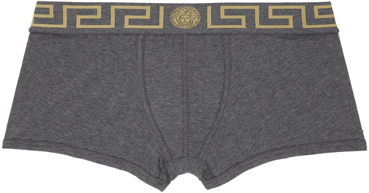 Photo: Versace Underwear Gray Greca Border Boxer Briefs