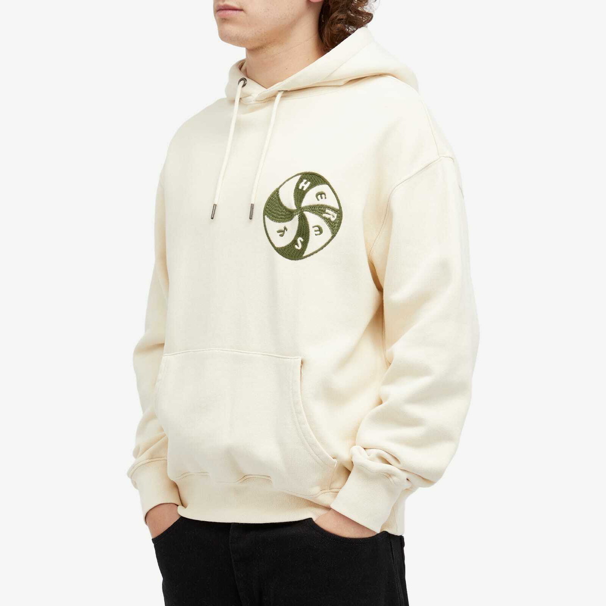 Heresy Men's Portal Popover Hoody in Ecru