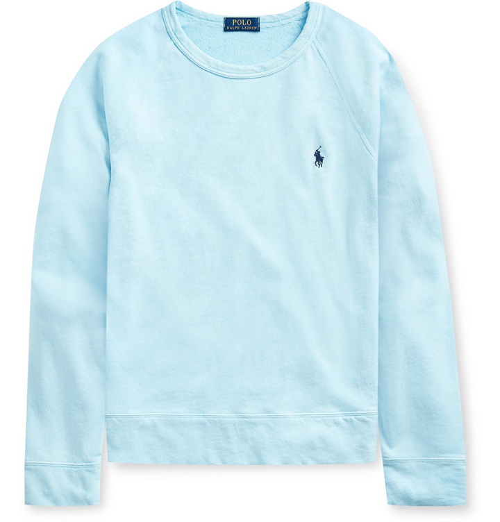 Photo: Polo Ralph Lauren - Cotton-Terry Sweatshirt - Blue