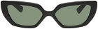 UNDERCOVER Black Cat-Eye Sunglasses