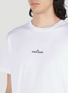 Stone Island - Logo Print T-Shirt in White