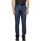 Paul Smith Blue Velvet Slim Trousers