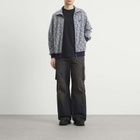 Needles Men's Poly Jacquard Track Jacket in Blue/Purple