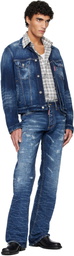 Dsquared2 Navy Double Front Denim Jacket