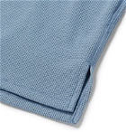 nonnative - Trooper Waffle-Knit Jersey Henley T-Shirt - Blue