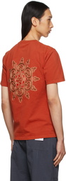 Li-Ning Red Embroidered Graphic T-Shirt