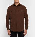 Berluti - Cotton-Corduroy Shirt - Chocolate