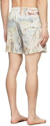 Alexander McQueen Off-White William Blake Dante Swim Shorts