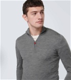 Kiton Wool half-zip sweater