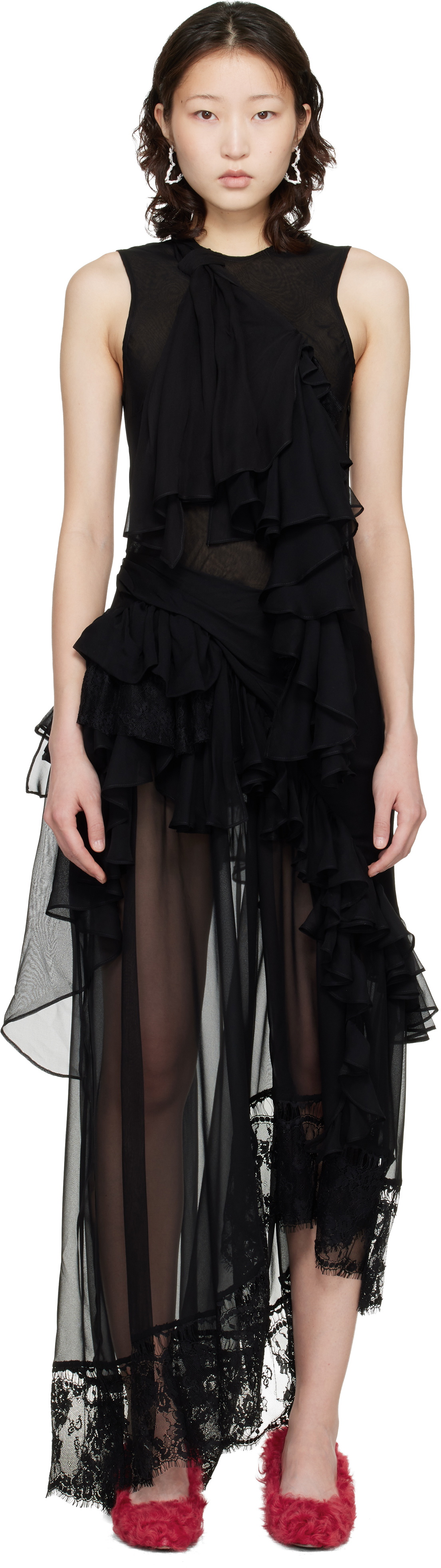 Collina Strada Black Angelica Maxi Dress