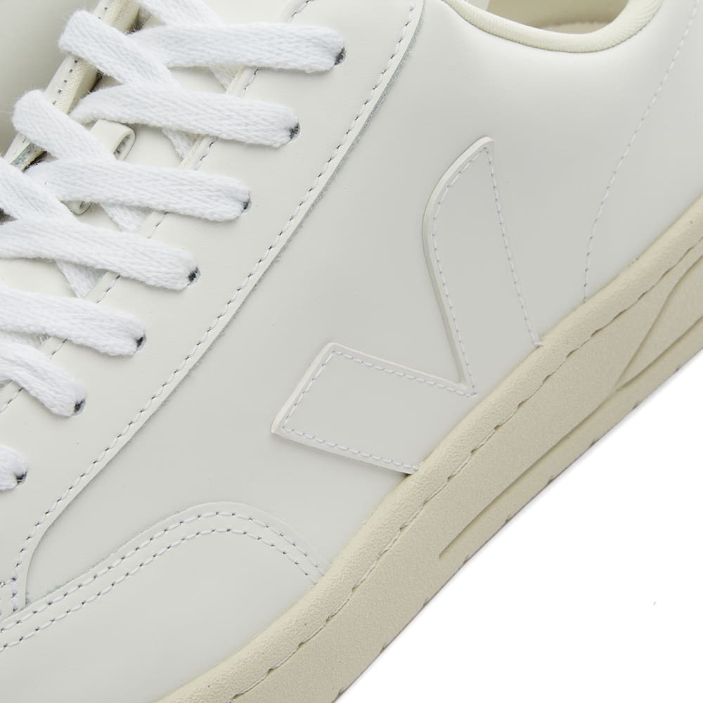 Veja Men's V-12 Leather Sneakers in Extra White VEJA