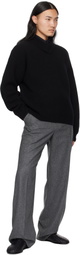 Bottega Veneta Black Sunday Slippers