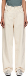 YMC Beige Earth Silver Jeans