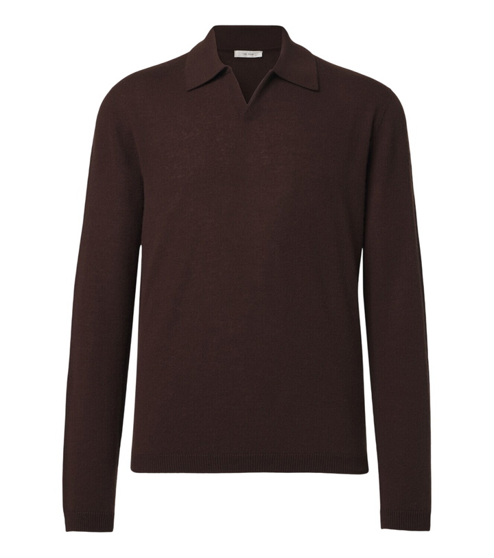 Photo: The Row Ripley cashmere polo sweater