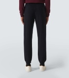 Allude Wool and cashmere sweatpants