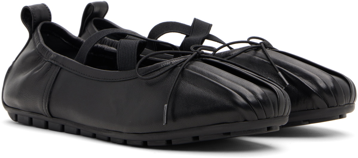 Simone Rocha Black Grip Ballerina Flats