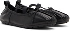 Simone Rocha Black Grip Ballerina Flats