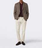 Rubinacci Checked virgin wool blazer