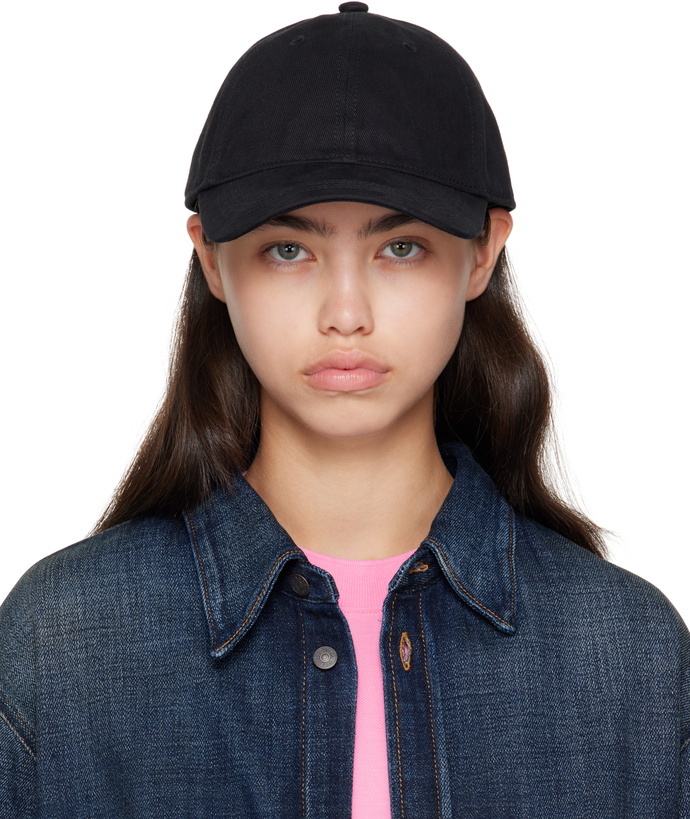 Photo: Acne Studios Black Twill Logo Cap