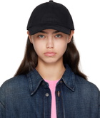Acne Studios Black Twill Logo Cap